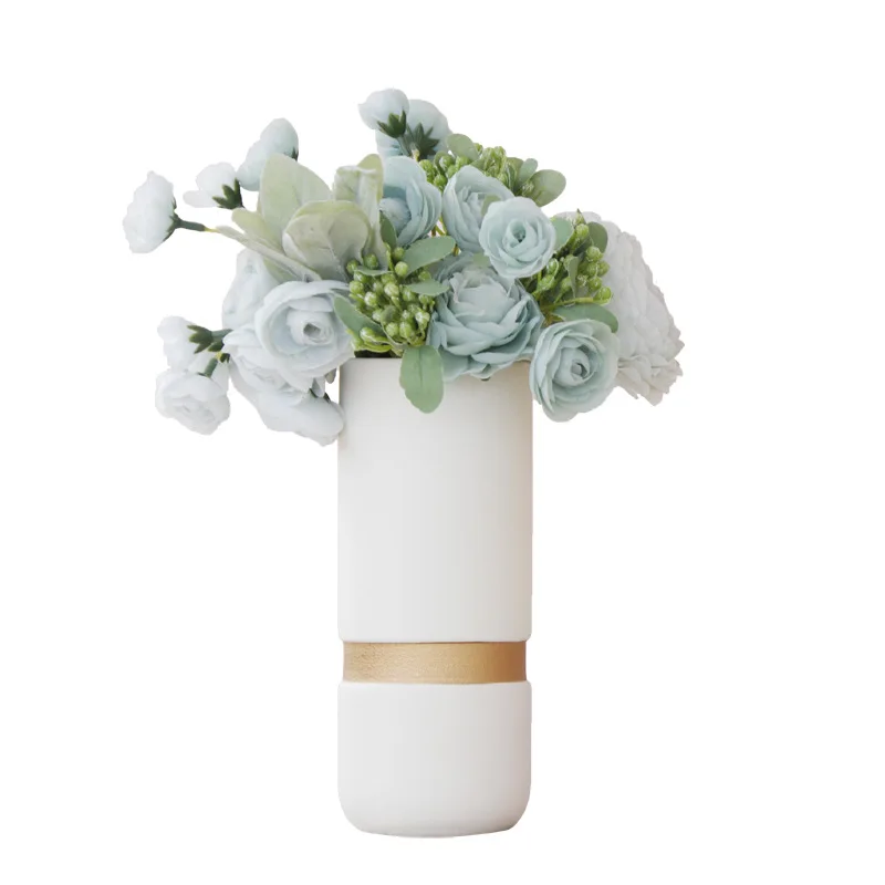 Home Decor Accessories Luxury Decorating Ceramic & Porcelain Vase Flower Decorative Nordic Designer Modern White Vases, Sliver/gold
Home Decor Accessories Luxury Decorating Ceramic & Porcelain Vase Flower Decorative Nordic Designer Modern White Vases, Sliver/gold