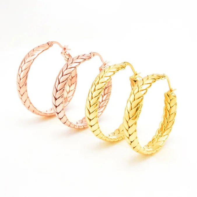 Waterproof Fashion Jewelry Personality Trendy Stud Style 18k Gold Stainless Steel C Shape Letter Women Hoop Earrings
Waterproof Fashion Jewelry Personality Trendy Stud Style 18k Gold Stainless Steel C Shape Letter Women Hoop Earrings