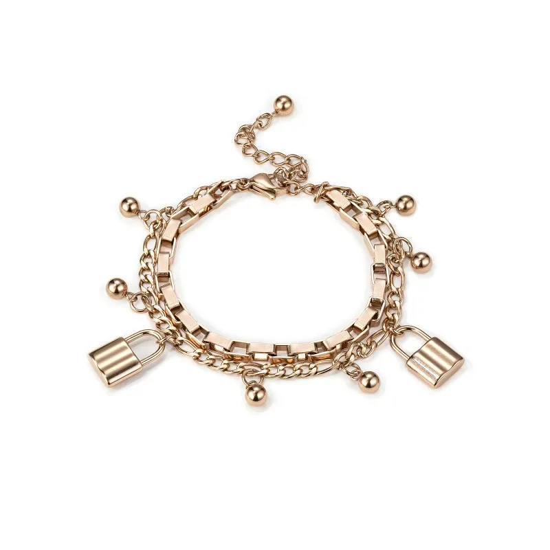 KB1 Gold Plated Bracelet Jewelry And Charm, Custom Gold Stainless Steel Charm Bracelet Women
KB1 Gold Plated Bracelet Jewelry And Charm, Custom Gold Stainless Steel Charm Bracelet Women