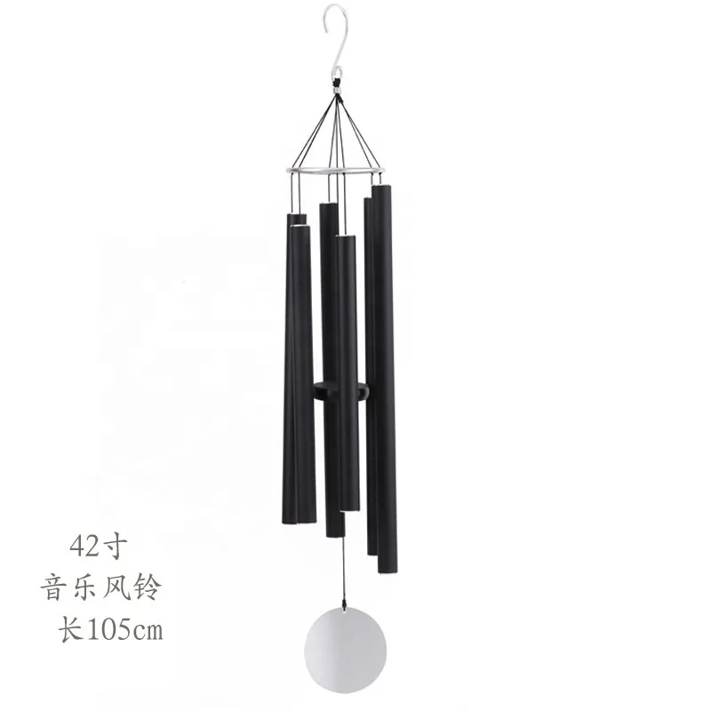 European fashion music metal frosted pipe wind chime ornaments home decoration business 42 inch 6 pipe, Natural color
European fashion music metal frosted pipe wind chime ornaments home decoration business 42 inch 6 pipe, Natural color