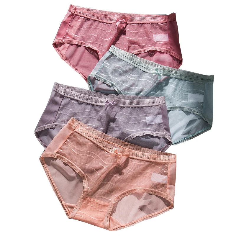 Wholesale Sexy Transparent Women Panties Seamless Nylon Silk Underwear Women Bow Large Size Briefs Girls Low-Rise Lingerie L XL
Wholesale Sexy Transparent Women Panties Seamless Nylon Silk Underwear Women Bow Large Size Briefs Girls Low-Rise Lingerie L XL