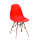 hebei adirondack hotel plastic chair kitchen acrylic mini red plastic chair or coffee shop