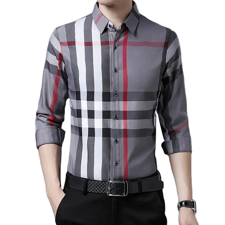 Manufactory Wholesale Fashion Plaid Casual Loose Mens Long Sleeve Shirts, Custom color
Manufactory Wholesale Fashion Plaid Casual Loose Mens Long Sleeve Shirts, Custom color