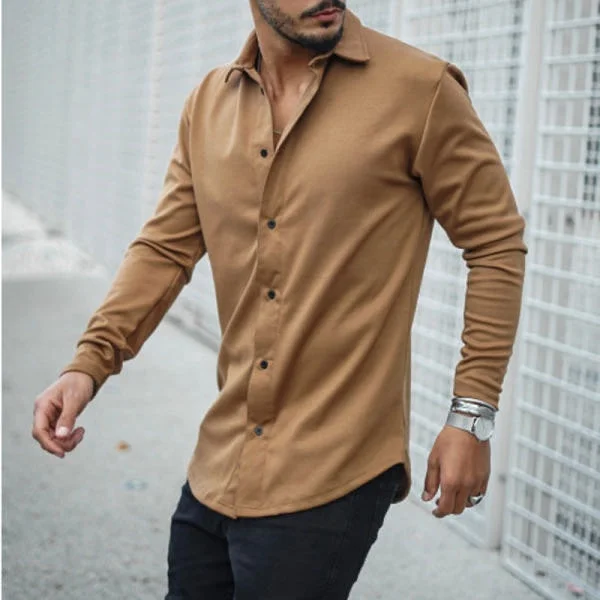 Wholesale custom slim fit latest shirt button down men turn down collar casual shirt, White black brown or customized
Wholesale custom slim fit latest shirt button down men turn down collar casual shirt, White black brown or customized