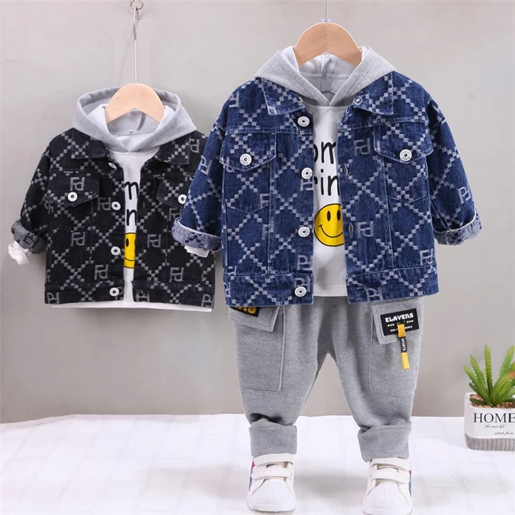 Factory Direct Supplier Autumn Boys 3 Pieces Outfits Kids Clothing Boys Clothes Sets
Factory Direct Supplier Autumn Boys 3 Pieces Outfits Kids Clothing Boys Clothes Sets