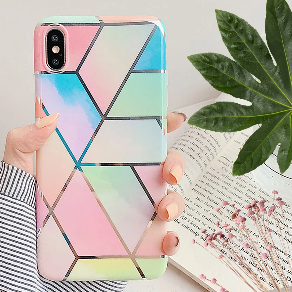 2021 Luxury Shockproof Customized IMD Print Marble Pattern Phone Cover for IPhone 7/8 X/XS XR, Optional 
2021 Luxury Shockproof Customized IMD Print Marble Pattern Phone Cover for IPhone 7/8 X/XS XR, Optional
