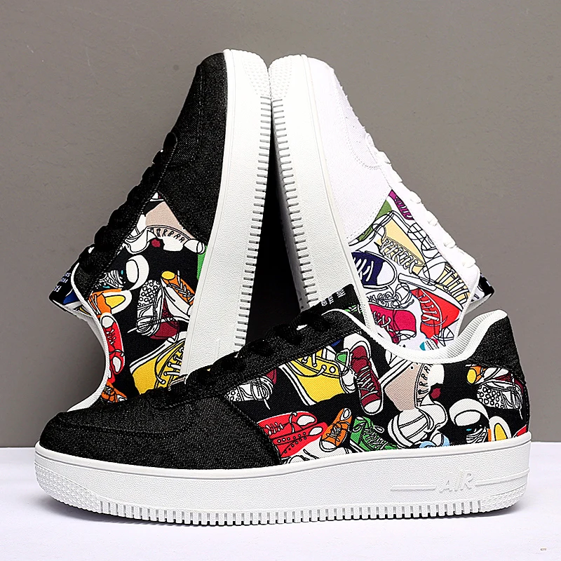 2021 new Graffiti canvas sneakers Shoes Fashion Breathable Outdoor Male Sport Shoes Sneakers Comfortable Athletic Footwear shoes
2021 new Graffiti canvas sneakers Shoes Fashion Breathable Outdoor Male Sport Shoes Sneakers Comfortable Athletic Footwear shoes