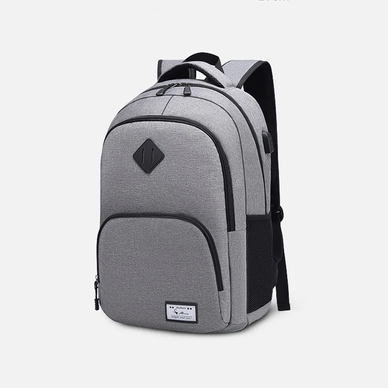 large capacity 17'' anti theft USB business laptop computer backpack