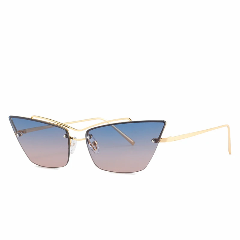 2022 New Cheap Metal Frameless Cat's Eye Sunglasses Fancy Cat Eye Sunglasses For Women UV400
2022 New Cheap Metal Frameless Cat's Eye Sunglasses Fancy Cat Eye Sunglasses For Women UV400