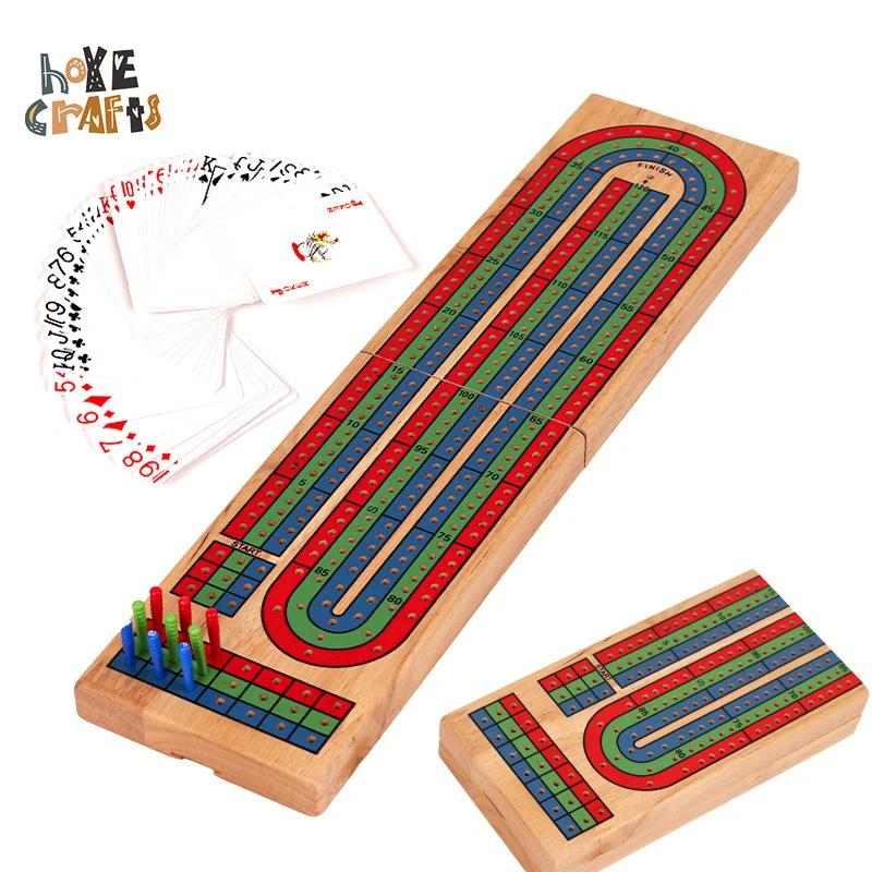 Family Classics Cribbage Quest Wooden Folding Board Game Children Educational Toys
Family Classics Cribbage Quest Wooden Folding Board Game Children Educational Toys