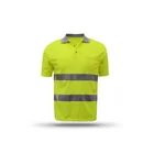 New design mesh printed safety high visibility safety polo t-shirts