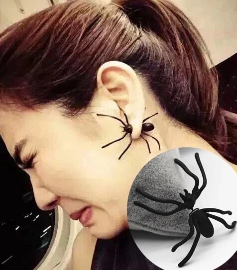 SC Halloween 3D Animal Earrings Funny Earrings Black Spider Halloween Earrings for Party Women Girl
SC Halloween 3D Animal Earrings Funny Earrings Black Spider Halloween Earrings for Party Women Girl