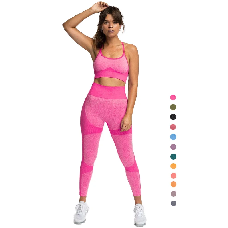 2pcs Sports Shirts Crop Top Seamless Leggings Sport Set Gym Fitness Tracksuit Set Womens Workout Clothes Outfit For Women
2pcs Sports Shirts Crop Top Seamless Leggings Sport Set Gym Fitness Tracksuit Set Womens Workout Clothes Outfit For Women