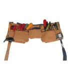 Durable Adjustable Heavy duty Leather Tool Bags Pouch Belt