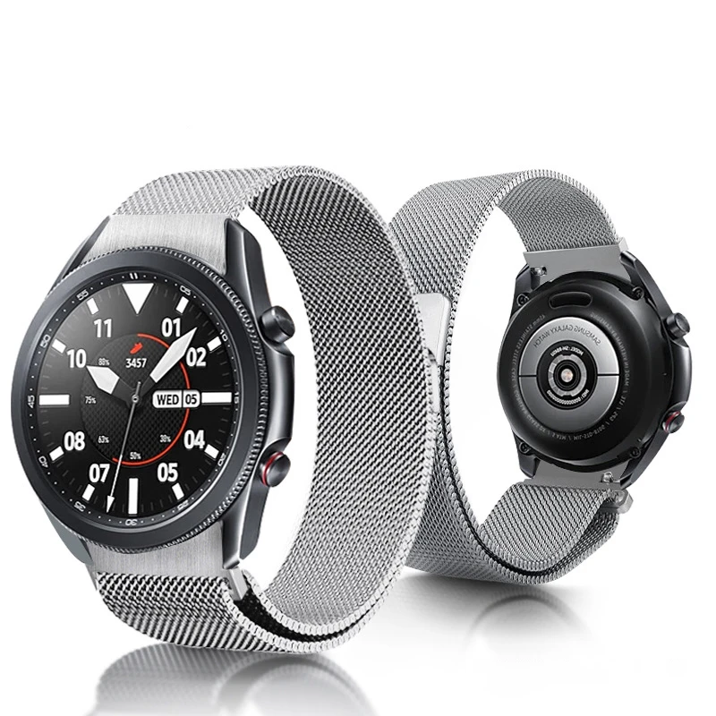 New 20mm For Samsung Galaxy Watch4 Stainless Steel Mesh Milanese Metal Watch Band Loop Replacement Straps for Samsung watch4
New 20mm For Samsung Galaxy Watch4 Stainless Steel Mesh Milanese Metal Watch Band Loop Replacement Straps for Samsung watch4
