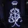 LED Suit Costumes Clothes LED Lights Luminous Stage Dance Performance Show Dress for Night Club