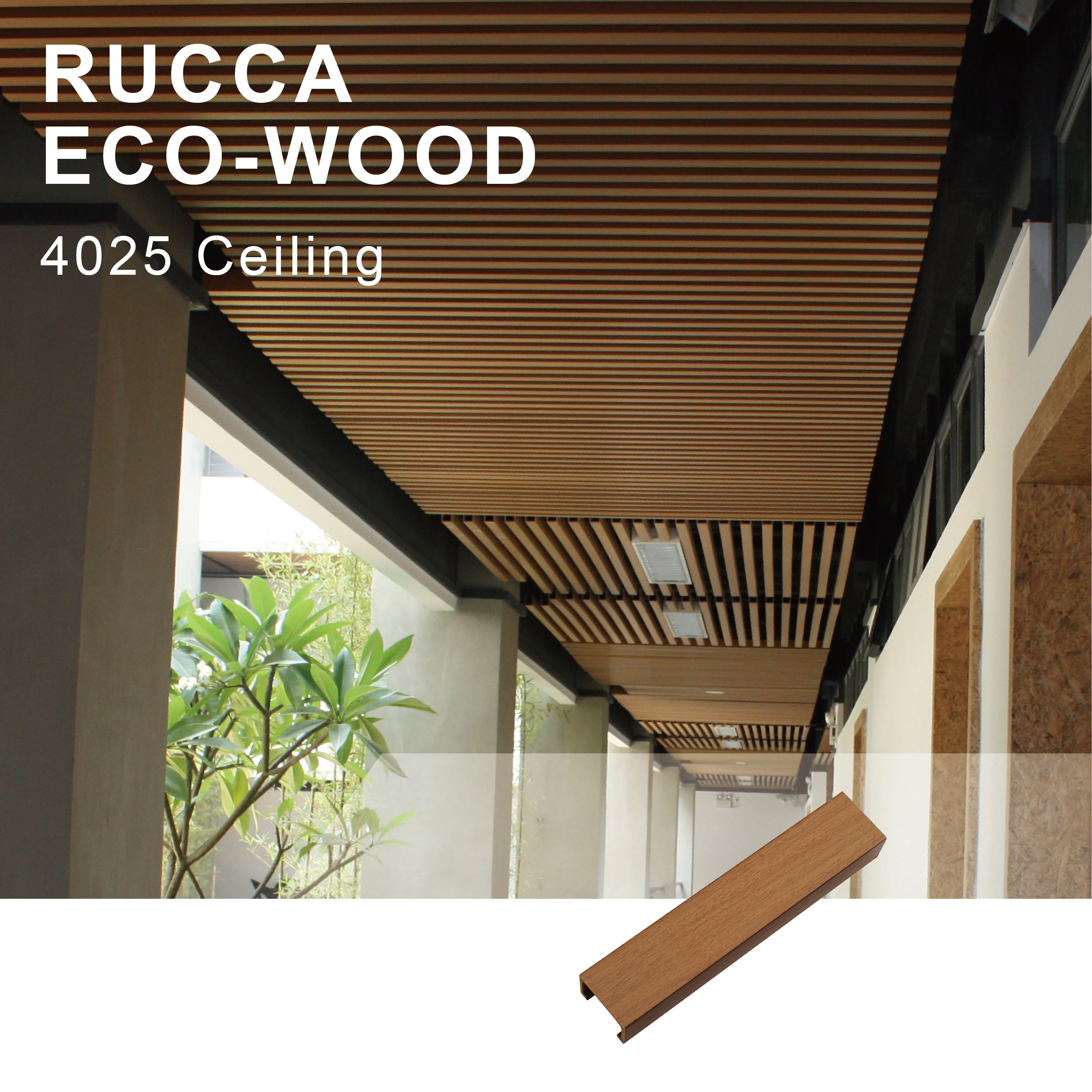Rucca Wood Composite False Ceiling Tile Architectural Design Hall Restaurant Home Interior Decoration 40 25mm Buy Ceiling Tile False Ceiling Ceiling
