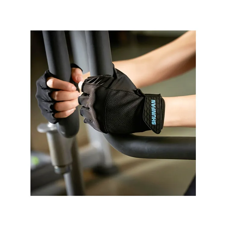 Half Finger Sports Gloves Fingerless Polyester Weight Lifting Gloves Training Gloves, Black
Half Finger Sports Gloves Fingerless Polyester Weight Lifting Gloves Training Gloves, Black