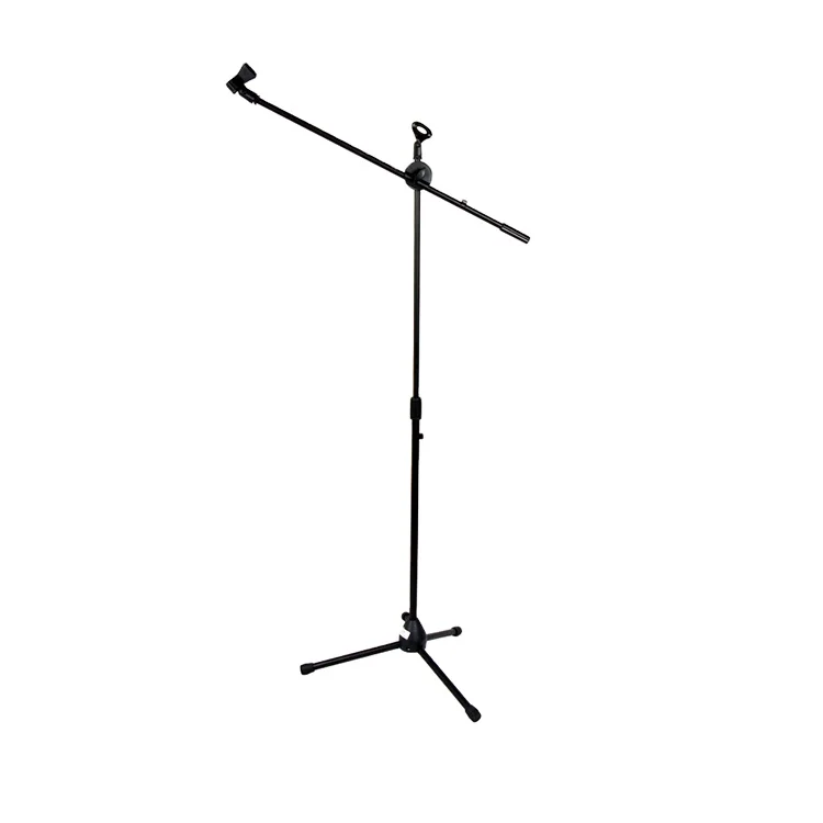 

HEBIKUO M-200 length adjustable sensitive mic stand height adjustable convenient microphone stand, Black