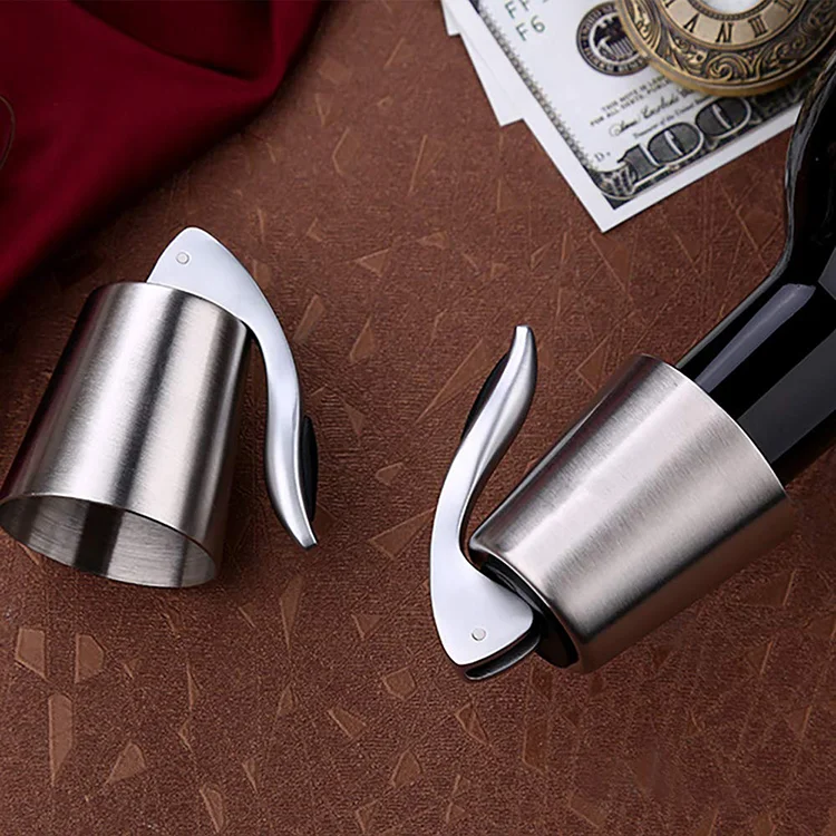 Amazon Hot Selling high-quality stainless steel fresh wine stopper metal wine bottle stoppers pump, Silver, rose gold, gold, black
Amazon Hot Selling high-quality stainless steel fresh wine stopper metal wine bottle stoppers pump, Silver, rose gold, gold, black