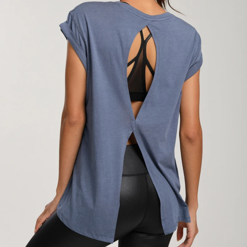 New Loose Yoga Clothes Women Sports Running Short Sleeved Ladies Beautiful Back Sexy Fitness Tops
New Loose Yoga Clothes Women Sports Running Short Sleeved Ladies Beautiful Back Sexy Fitness Tops