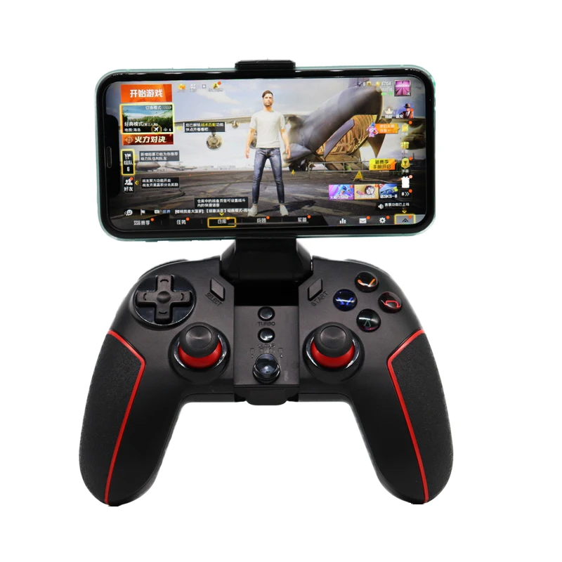 2020 Hot sale Mobile Game Controller with Holder With Wireless Game Controller, Black+red
2020 Hot sale Mobile Game Controller with Holder With Wireless Game Controller, Black+red