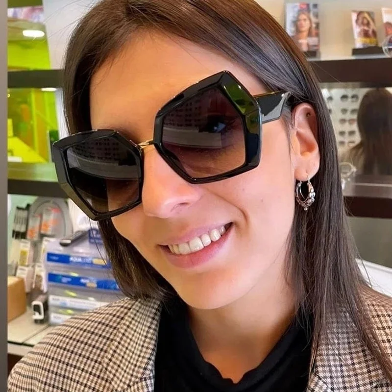 1933 Hot Selling Luxury Brand Designer Oversized Polygon Sunglasses Women Oculos De Sol, As shown
1933 Hot Selling Luxury Brand Designer Oversized Polygon Sunglasses Women Oculos De Sol, As shown