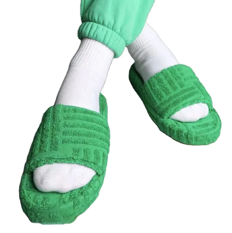 Fashion trendy casual women shoes candy color towel slippers ladies slides platform flip flops
Fashion trendy casual women shoes candy color towel slippers ladies slides platform flip flops