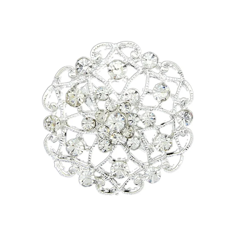 Elegant Fashion Fascinating Flower Crystal Rhinestone Silver-color Brooches for Women Brooch Pins Lapel Jewelry
Elegant Fashion Fascinating Flower Crystal Rhinestone Silver-color Brooches for Women Brooch Pins Lapel Jewelry