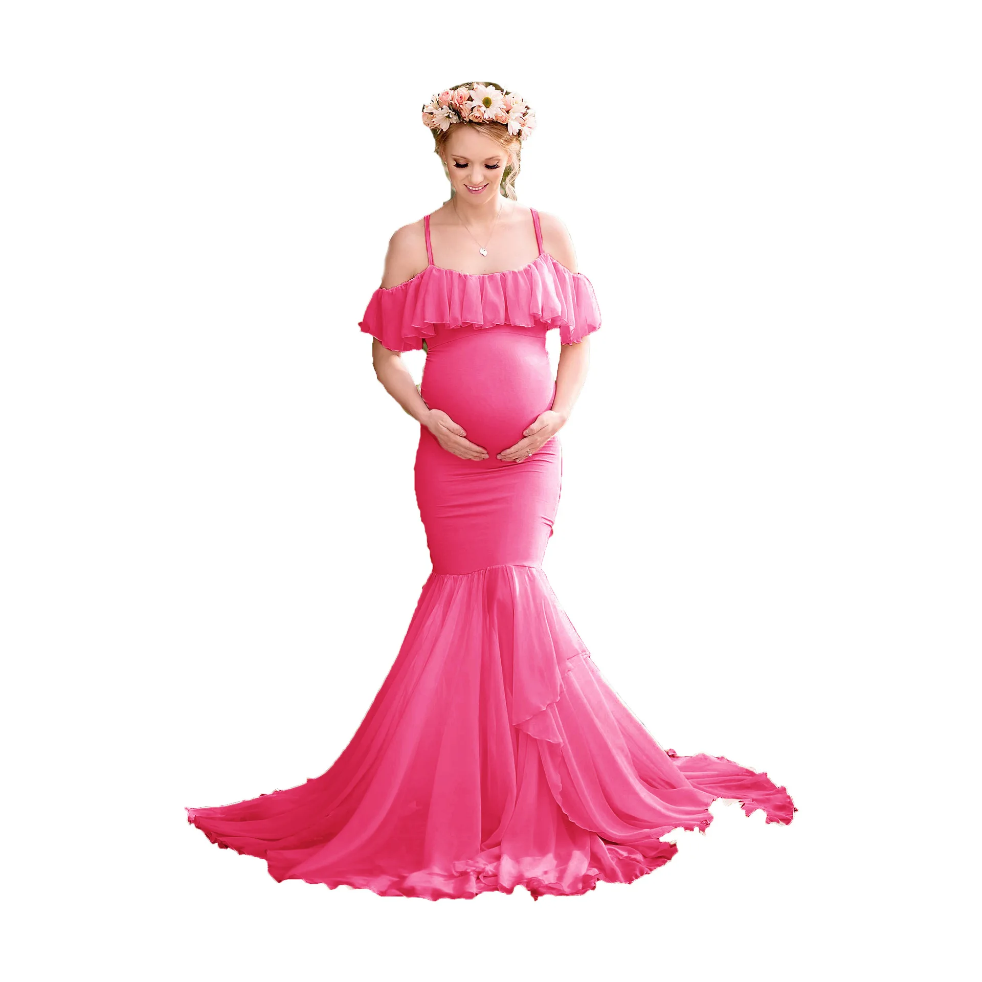 Wholesale Sexy Sling Big Drag Maternity Photoshoot Dress Pregnant Women Maxi Dresses
Wholesale Sexy Sling Big Drag Maternity Photoshoot Dress Pregnant Women Maxi Dresses