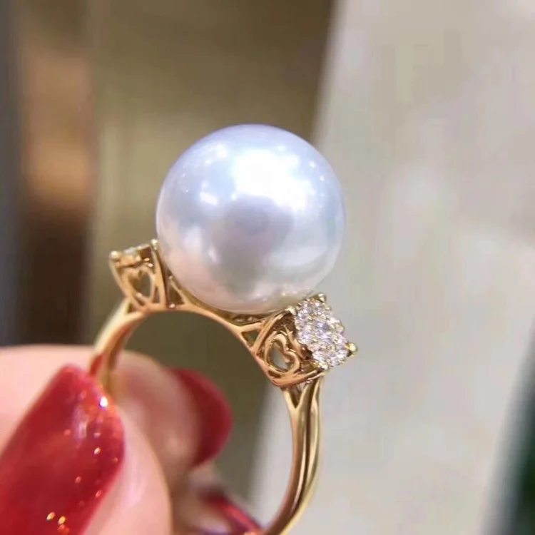 11-12mm Real Natural Fresh water Pearl 925 Sterling Silver with Gold Plated ring simple style for women
11-12mm Real Natural Fresh water Pearl 925 Sterling Silver with Gold Plated ring simple style for women