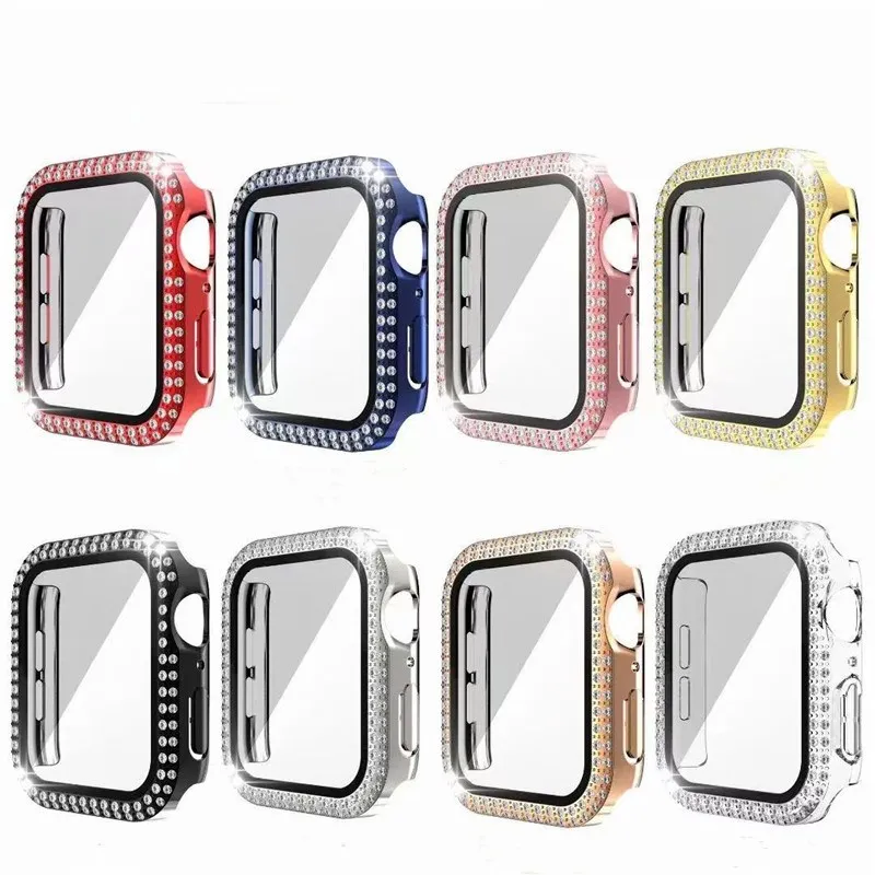 Custom Logo accept women Luxury PC with Diamond bling Protective Cover 38mm 40mm 42mm 44mm case For Apple Watch
Custom Logo accept women Luxury PC with Diamond bling Protective Cover 38mm 40mm 42mm 44mm case For Apple Watch