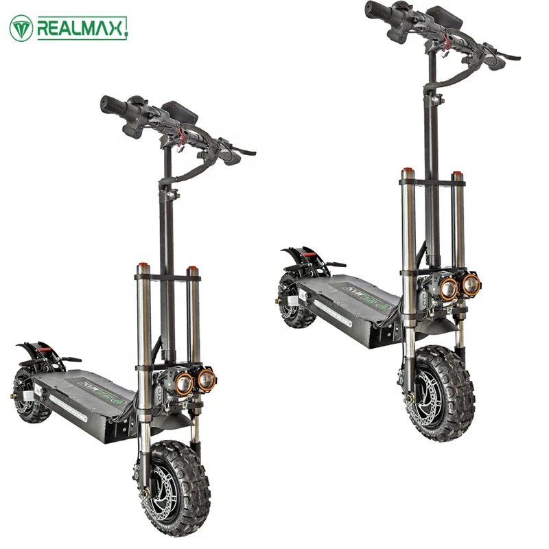China factory REALMAX 5600w 60v SH11 off road new electric scooters for adult, Black
China factory REALMAX 5600w 60v SH11 off road new electric scooters for adult, Black