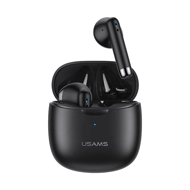 USAMS 2022 Wholesale BT 5.0 Wireless Earbuds Earphones Black Earphone Wireless Earphone With Good Package
USAMS 2022 Wholesale BT 5.0 Wireless Earbuds Earphones Black Earphone Wireless Earphone With Good Package