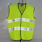 Wholesale High Visibility Safety reflectiveVest Fluorescent Yellow Cheap Reflective Vest Running Vest