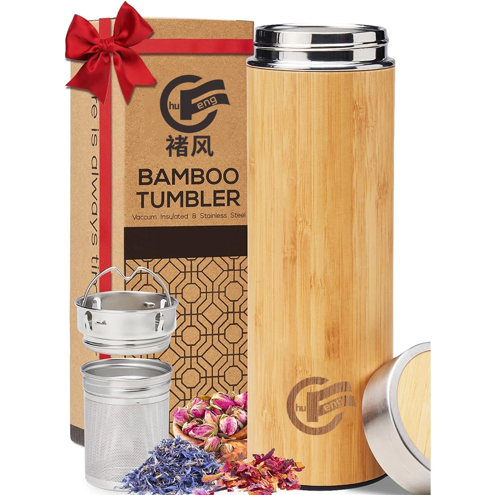Customized Reusable Stainless Steel Double Wall Vacuum Sustainable Water Bottle Bamboo
Customized Reusable Stainless Steel Double Wall Vacuum Sustainable Water Bottle Bamboo