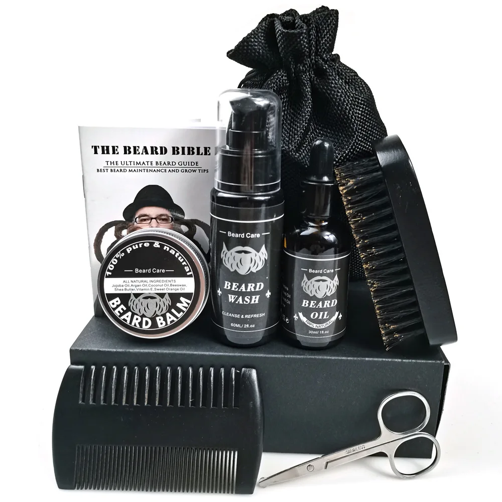 Wholesale Private Label Custom Logo Natural Vegan Beard Care Beard Grooming Kit for Men
Wholesale Private Label Custom Logo Natural Vegan Beard Care Beard Grooming Kit for Men