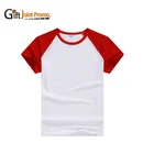 Promotional Cheap Stitching Color T- Shirt, Cotton/polyester T-shirt
