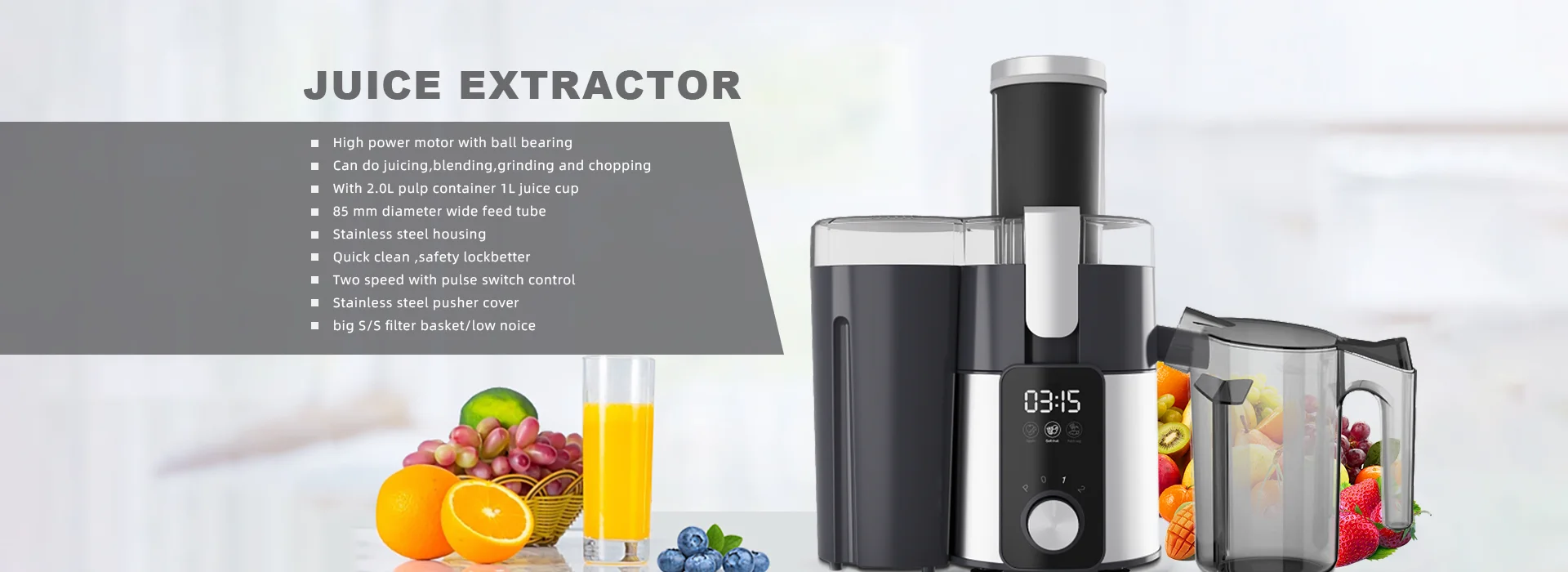 Zhongshan J Power Electrical Appliances Co., Ltd. Food Chopper, Juice Extractor