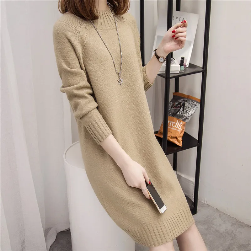 Wholesale Custom New Fashion Women Autumn Winter Sexy Ladies O-neck Long Sleeve Stripe Printing Loose Dress Women's Sweater
Wholesale Custom New Fashion Women Autumn Winter Sexy Ladies O-neck Long Sleeve Stripe Printing Loose Dress Women's Sweater