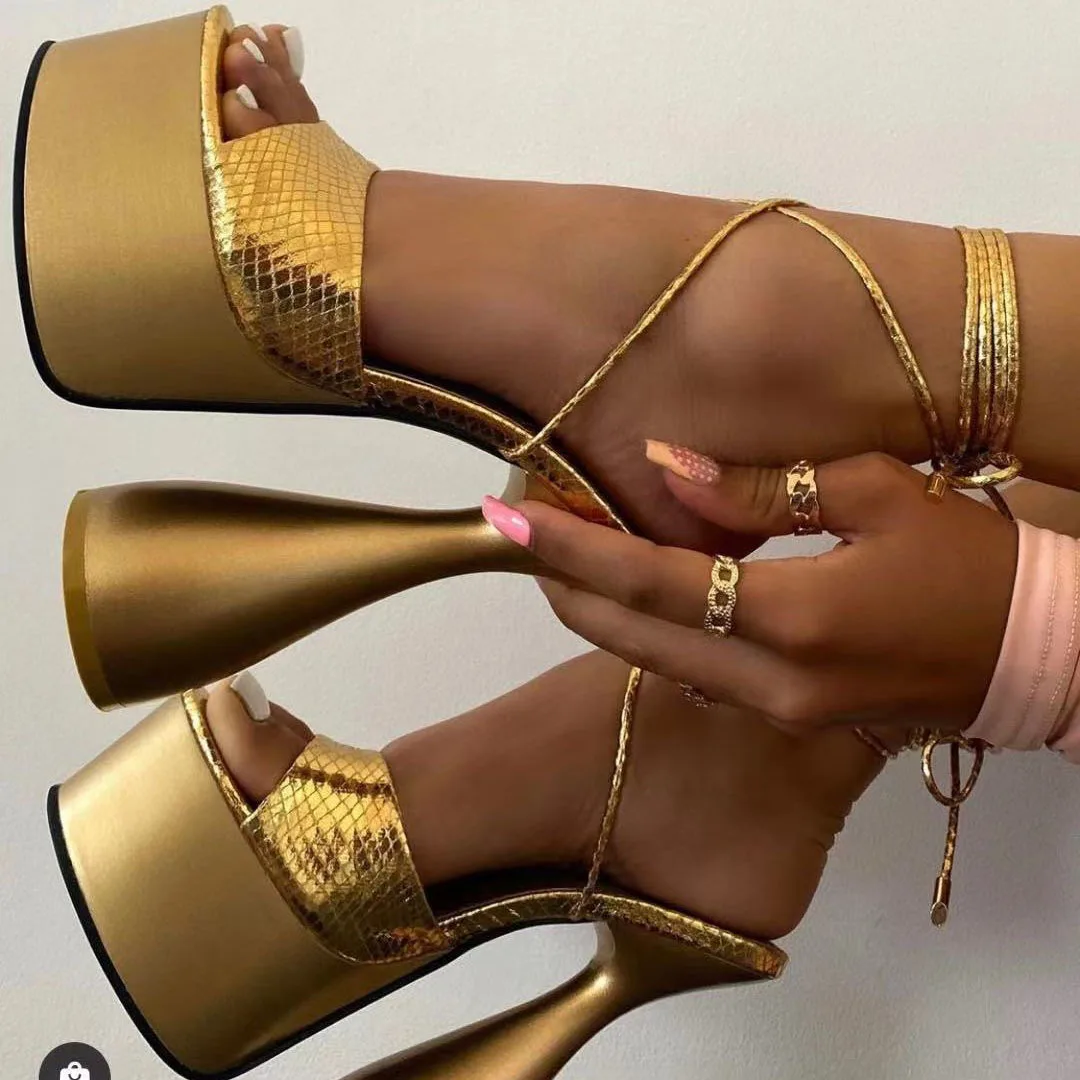 Platform Sandals 2022 New Fashion Ladies Sexy Lace-up Designer High Heels Shoes Sandals
Platform Sandals 2022 New Fashion Ladies Sexy Lace-up Designer High Heels Shoes Sandals