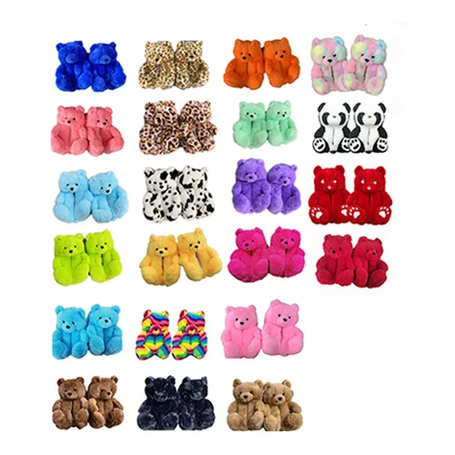 Big Teddy Bear Fluffy Fur Slippers Kids And Women Plush New Color Slipper 2021 Woman Valentines For Girls Fit All
Big Teddy Bear Fluffy Fur Slippers Kids And Women Plush New Color Slipper 2021 Woman Valentines For Girls Fit All