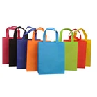 Wholesale Promotional Foldable Custom Eco 100 % Biodegradable Storage Non Woven Shopping Tote Bag