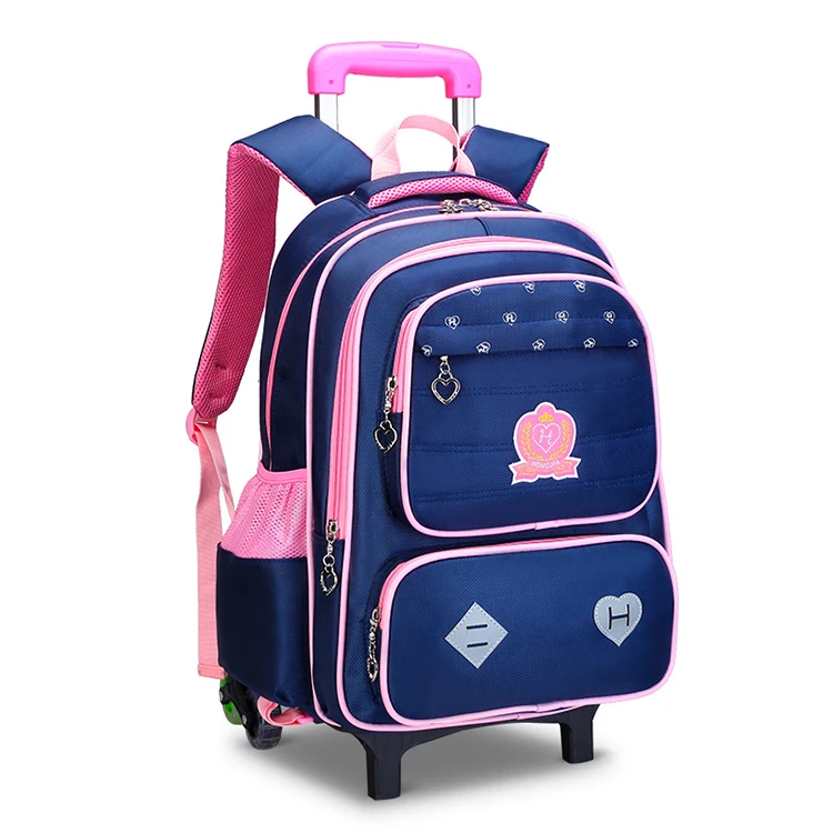 Factory Wholesale Customized Fashion Oxford Cloth Wheeled Kids Backpack School Bag Trolley, Pink
Factory Wholesale Customized Fashion Oxford Cloth Wheeled Kids Backpack School Bag Trolley, Pink