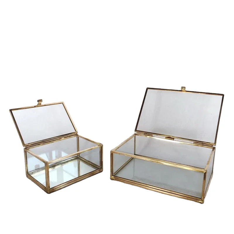 small glass box Custom Design Small Gold Jewelry Ring Box Accessories jewellery box glass For Collections
small glass box Custom Design Small Gold Jewelry Ring Box Accessories jewellery box glass For Collections