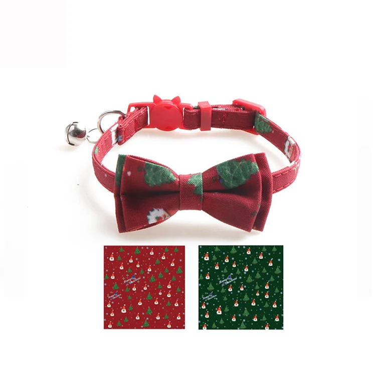 Hot Sales Premium Soft Adjustable Christmas Custom Cat Pet Dog Collars Bow With Bell
Hot Sales Premium Soft Adjustable Christmas Custom Cat Pet Dog Collars Bow With Bell