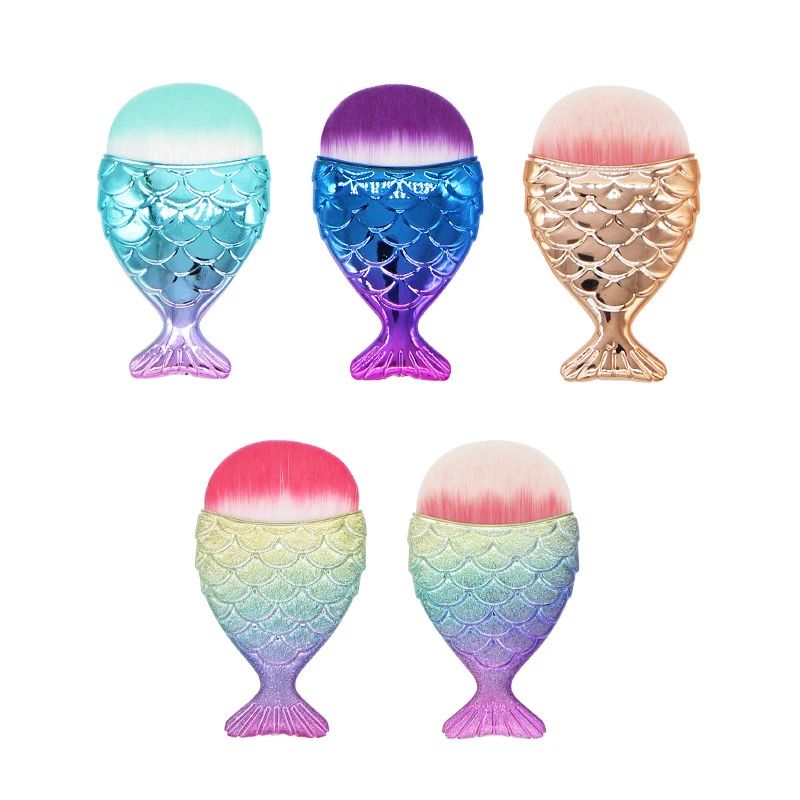 Small Fish Makeup Brush Set Professional BB Cream Beauty Make-up Brush Foundation Brush, Blue, rose gold, purple, white, gradient yellow
Small Fish Makeup Brush Set Professional BB Cream Beauty Make-up Brush Foundation Brush, Blue, rose gold, purple, white, gradient yellow