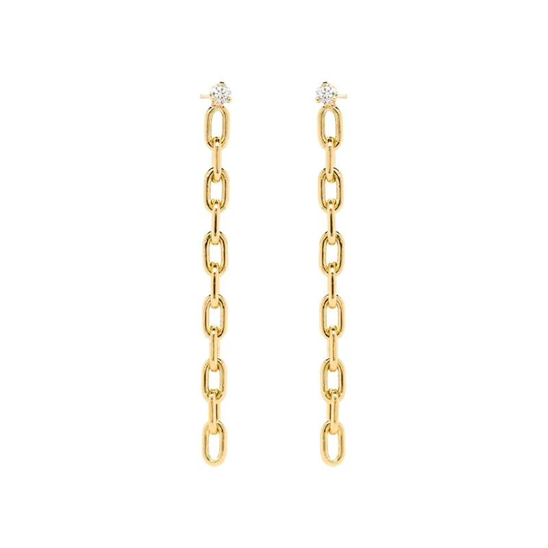 s925 sterling silver fashion personalized paperclip chain diamond earrings gold-plated jewelry
s925 sterling silver fashion personalized paperclip chain diamond earrings gold-plated jewelry