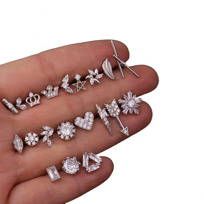 Stainless Steel Rhinestone Body Piercing Jewelry Women Creative Nose Stud, Silver/gold
Stainless Steel Rhinestone Body Piercing Jewelry Women Creative Nose Stud, Silver/gold