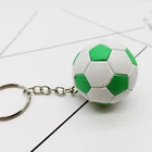 wholesale amsterdam fashion cheap football tennis cricket soccer keyrings round balls key ring for car